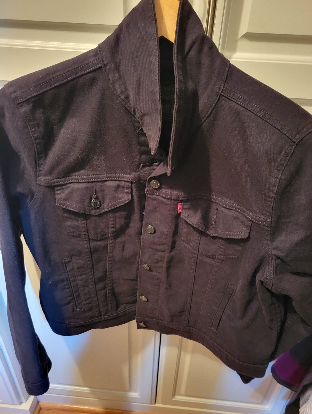 Womens Denim Trucker Jacket XL